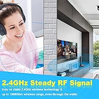 ANSTEN AS60 Wireless Headphones for TV — image 5