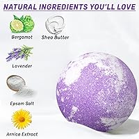 New Miuz Arnica Bubble Bath Bombs Lavender Bergamot (3-Pack) — image 3