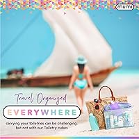 MUMI Travel Toiletry Bag Set of 3 – TSA Approved Clear Makeup Organizers — image 9