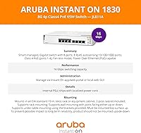 HPE Networking Instant On 1830 8-Port Gb Smart-Managed Layer 2 Ethernet Switch — image 8