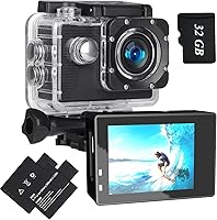 Xilecam X200 1080P Action Camera with 32GB Memory Card — image 1