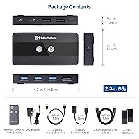 Cable Matters USB 3.0 KVM Switch DisplayPort 1.4 — image 6