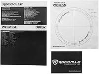 Rockville K5 W8K5S2 8″ 2-Ohm Car Subwoofer — image 5