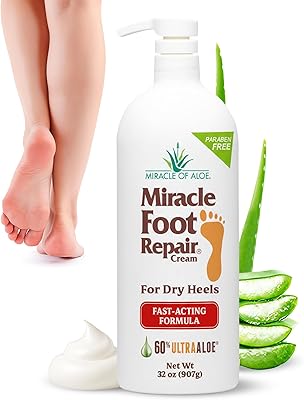 Miracle of Aloe Miracle Foot Repair Cream 32oz