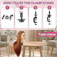 WeiRan Mannequin Head 99% Human Hair - Blond 27# — image 9