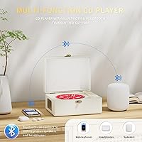 Yintiny TMB8 Rechargeable CD Player with Bluetooth — image 4