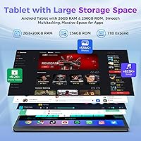 PYNAREL TB02 Android Tablet with Keyboard, 26GB RAM, 256GB Storage — image 3