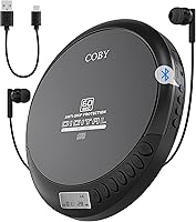 Coby Portable Bluetooth CD Player CD201BK — image 1