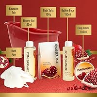 Freida & Joe Red Pomegranate Home Spa Bath Basket — image 4