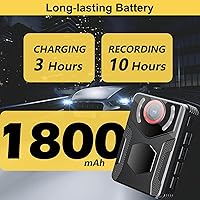 rgjzkgn 1080P FHD Body Camera with Audio and Video Recording, 128GB, Night Vision — image 7