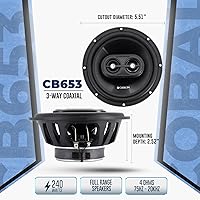 Orion CB653 6.5″ 3-Way Coaxial Car Speakers — image 4