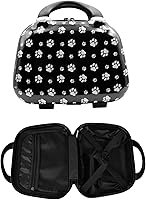 Travel Makeup Bag for Women, Large Travel Toiletry Bag (Dog Paws) — image 1