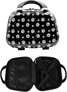 Travel Makeup Bag for Women, Large Travel Toiletry Bag (Dog Paws) Review