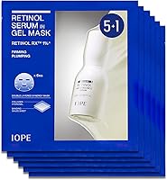 IOPE Retinol Serum in Deep Collagen Gel Mask 5+1 Set — image 1