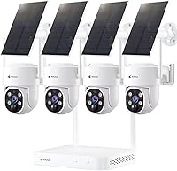 Kittyhok KBR40T4 Solar Security Camera Kit — image 1