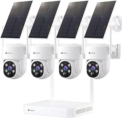 Kittyhok KBR40T4 Solar Security Camera Kit