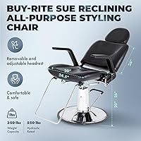 Buy-Rite Sue Reclining Styling Chair Black — image 4