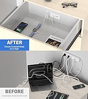 VILONG Drawer Outlet with 4 PD 30W USB Ports & 2 AC Outlets — image 3
