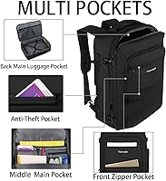 Vancropak 40L Expandable Carry On Backpack — image 2