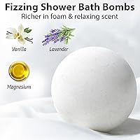 New Miuz Magnesium Lavender Vanilla Luxury Fizzing Bath Bombs — image 3