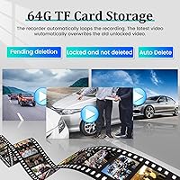 NHOPEEW 4.5 Inch Rear View Mirror Camera with 64GB TF Card — image 5