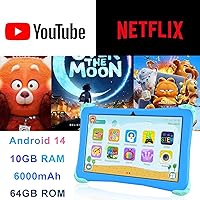 Fivahiva FF-35 Kids Tablet 10-inch, 10GB RAM, 64GB Storage, Android 14 — image 6