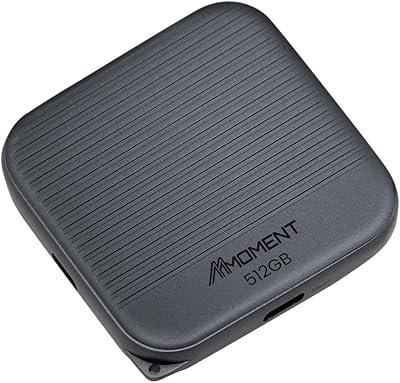 MMOMENT MU P100 512GB Magnetic External Portable SSD