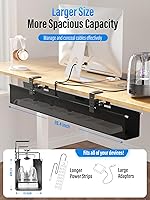 Cinati Large Under Desk Cable Management Tray — image 4