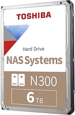 Toshiba N300 6TB NAS Internal Hard Drive