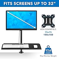 Mount-It! MI-7995 Sit Stand Monitor Desk Mount — image 8
