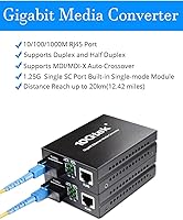 BiDi Gigabit Single Mode SC Media Converter — image 2