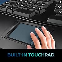 Adesso WKB-4500UB Wireless Ergonomic Keyboard with Touchpad — image 7