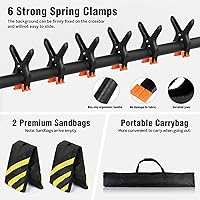 OPKING Backdrop Stand for Parties 10 x 8.5 FT — image 4