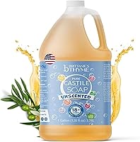 Brittanie's Pure Organic Castile Liquid Olive Oil Soap Refill, 1 Gallon Unscented — image 1
