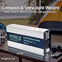 WZRELB SE3000W 3000W Pure Sine Wave Inverter 24V DC to 120V AC — image 7