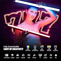 Mettlelite TubeLight X2 2-Pack RGB LED Video Light Kit — image 2