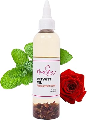 NappStar Retwist Oil, Peppermint Rose Scented, 4oz