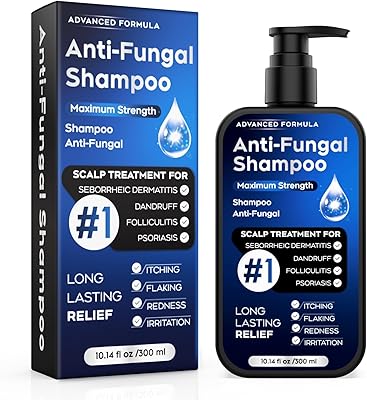 Oely Antifungal Shampoo for Seborrheic Dermatitis, Folliculitis & Scalp Psoriasis, 10.1 Fl Oz