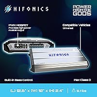 Hifonics Zeus ZXX 1200 Watt Class D Monoblock Car Audio Amplifier — image 4