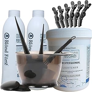 Blond Forte Perfect Blonde Hair Bleach Toner Lightener Kit 800mL Review