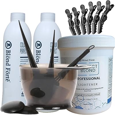 Blond Forte Perfect Blonde Hair Bleach Toner Lightener Kit 800mL