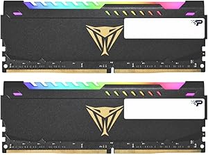 Patriot Viper Steel RGB DDR4 16GB (2x8GB) 3600MHz CL20 Memory Kit