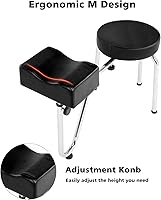Ejoyous Pedicure Stool with Footrest — image 4