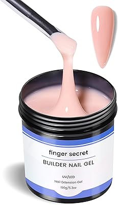 AOBOO Hard Gel Builder Gel for Nails Nude 5.3fl.oz