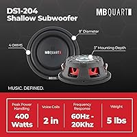 MB Quart DS1-204 8-inch Shallow Subwoofer — image 4