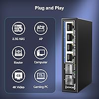 VIMIN 6-Port 2.5G Unmanaged Network Switch — image 4