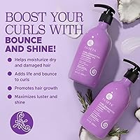 Luseta Curly Hair Shampoo & Conditioner Set with Coconut Oil 16.9oz — image 2