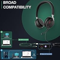 Yealink UH38 Bluetooth USB Wired Headset — image 4