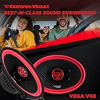 Cerwin Vega V68 6X8 2-Way Coaxial Car Audio Speakers — image 7
