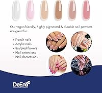 DeEnterprises Acrylic Nail Powder 4oz Bright White — image 7